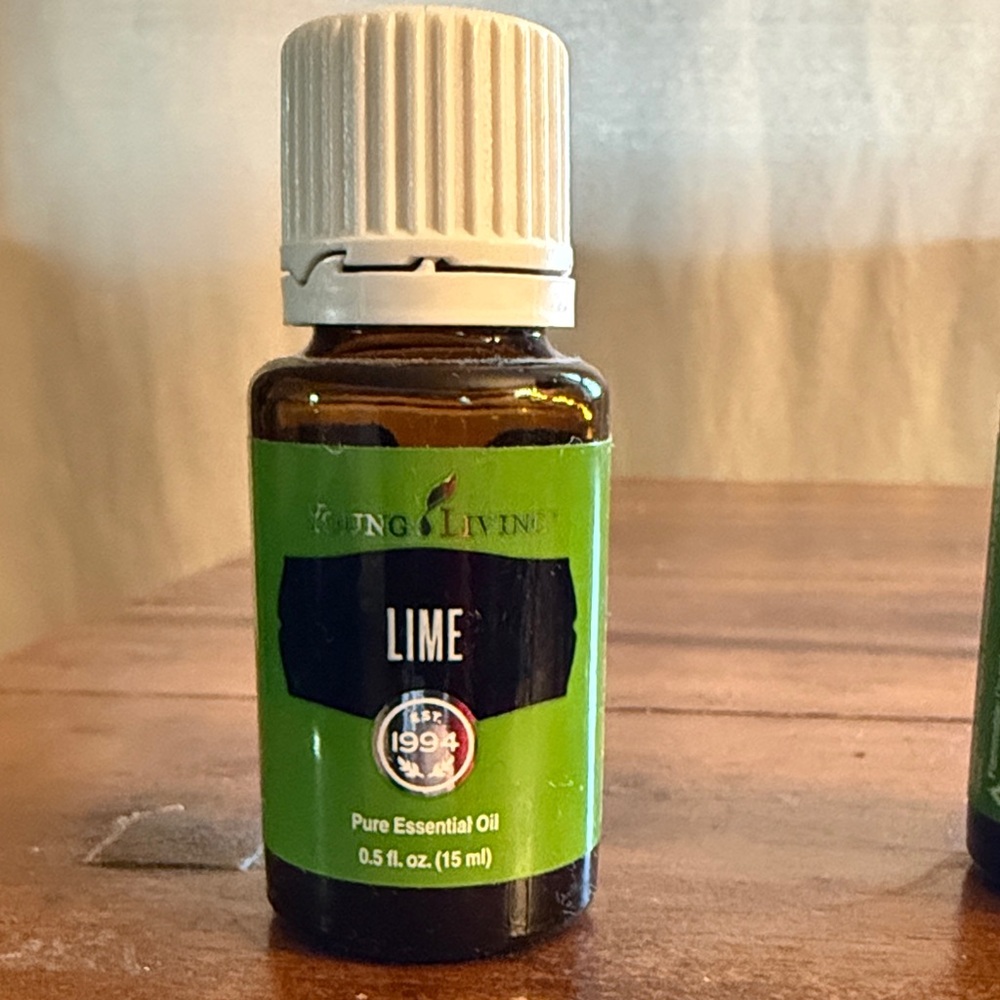 Young Living Lime Oil with Green Label